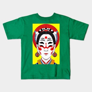 NOH MASK REIMAGINED 2 Kids T-Shirt